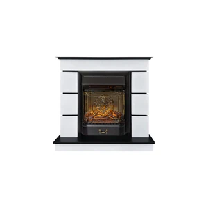 Каминокомплект Modern (Разборный) - Белый с черным (64961401) с очагом Majestic FX M Black RC Каминокомплект Modern (Разборный) - Белый с черным (64961401) с очагом Majestic FX M Black RC