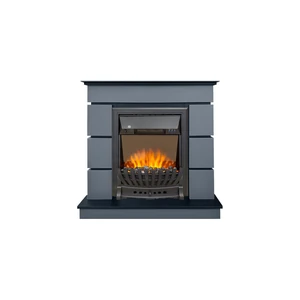Каминокомплект Modern (Разборный) - Серый графит с очагом Aspen Black Каминокомплект Modern (Разборный) - Серый графит с очагом Aspen Black