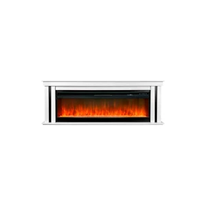 Каминокомплект Cosmo 60 (Разборный) - Белый с черным с очагом Vision 60 LED