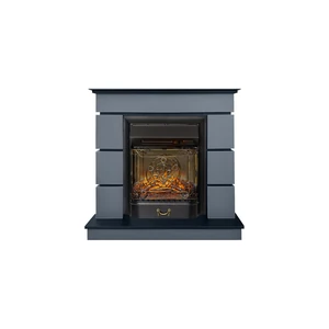 Каминокомплект Modern (Разборный) - Серый графит (Глубина 319 мм) с очагом Majestic FX M Black RC