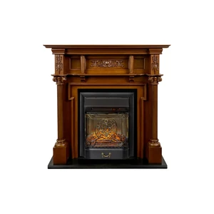 Каминокомплект Oxford - Орех с очагом Majestic FX M Black RC