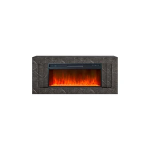 Каминокомплект Line 42 SFT Stone Touch - Серый мрамор с очагом Vision 42 LED