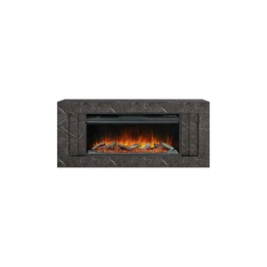 Каминокомплект Line 42 SFT Stone Touch (Разборный) - Серый мрамор с очагом Vision 42 LOG LED