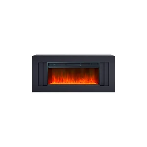Каминокомплект Line 42 SFT (Разборный) - Серый графит с очагом Vision 42 LED