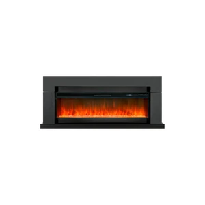 Каминокомплект Lindos Graphite Grey (линейный) с очагом Vision 60 LED