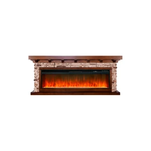 Каминокомплект Chalet 60 - Темный дуб с очагом Vision 60 LED