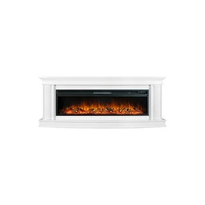 Каминокомплект Rome 60 - Белый с очагом Vision 60 LOG LED