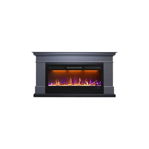 Каминокомплект California - Серый графит (Высота 850 мм) с очагом Crystal 40 RF