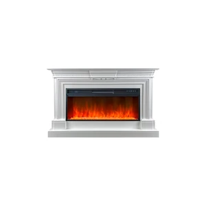 Каминокомплект Chelsea - Белый (Ширина 1350 мм) с очагом Vision 42 LED