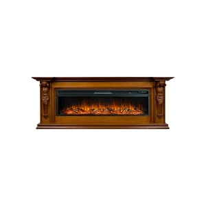 Каминокомплект Sparta 60 - Орех с очагом Vision 60 LOG LED_