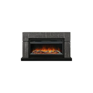 Каминокомплект Lindos 42 SFT - Серый мрамор (Ширина 1470мм) с очагом Vision 42 LOG LED Каминокомплект Lindos 42 SFT - Серый мрамор (Ширина 1470мм) с очагом Vision 42 LOG LED