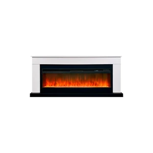 Каминокомплект Bergen 60 (Разборный) - Белый с черным с очагом Vision 60 LED