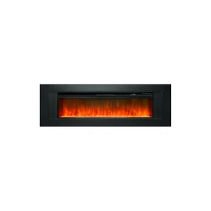 Каминокомплект Line 60 CRM (Разборный) - Санд блэк с очагом Vision 60 LED
