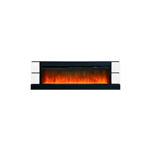 Каминокомплект Modern 60 (Разборный) - Белый с черным с очагом Vision 60 LED