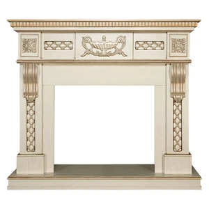 Портал Royal Flame Corsica - Слоновая кость с патиной