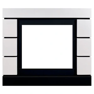 Портал Royal Flame Modern 23 (Разборный) - Белый с черным Портал Royal Flame Modern 23 (Разборный) - Белый с черным