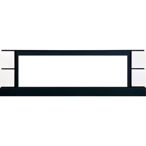 Портал Royal Flame Modern 60 (Разборный) - Белый с черным