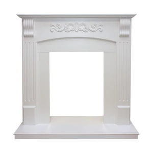 Портал Royal Flame Sorrento угловой - Белый дуб