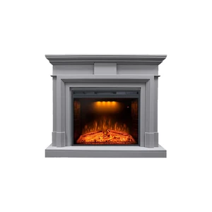 Каминокомплект Coventry Grey - Серый с очагом Emerald 28