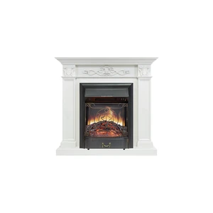 Каминокомплект Verona - Белый дуб с очагом Majestic FX Black Каминокомплект Verona - Белый дуб с очагом Majestic FX Black