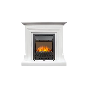 Каминокомплект Bradford - Белый с очагом Aspen Black