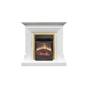 Каминокомплект Bradford - Белый с очагом Majestic FX M Brass