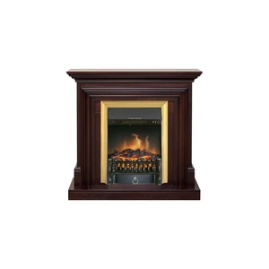 Каминокомплект Bradford - Темный дуб с очагом Fobos FX Brass