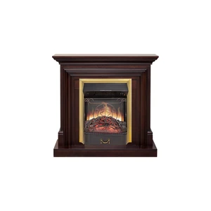 Каминокомплект Bradford - Темный дуб с очагом Majestic FX M Brass