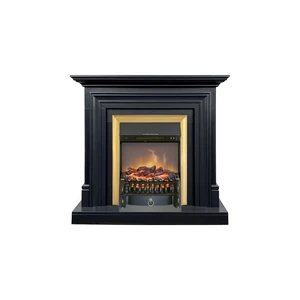 Каминокомплект Bradford - Серый графит с очагом Fobos FX M Brass