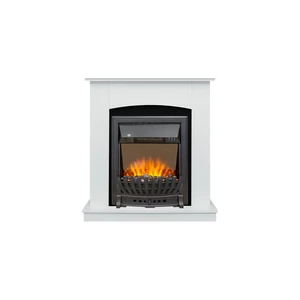 Каминокомплект Barcelona SFT (Разборный) - Белый с очагом Aspen Black Каминокомплект Barcelona SFT (Разборный) - Белый с очагом Aspen Black