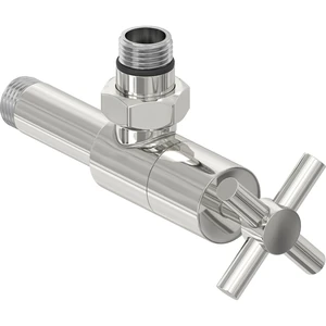 Вентиль угловой крест (G 1/2 НР х G 1/2 НР)
