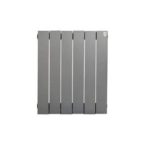 Секционный биметаллический радиатор Royal Thermo PianoForte 500, Silver Satin, количество секций 6