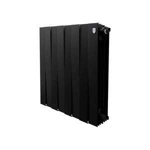 Секционный биметаллический радиатор Royal Thermo PianoForte 500, Noir Sable, количество секций 8