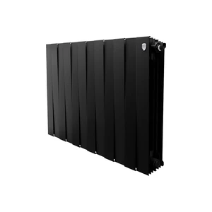 Секционный биметаллический радиатор Royal Thermo PianoForte 500, Noir Sable, количество секций 12