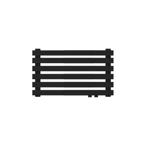 Радиатор КЗТО QUADRUM 60 H -750-6 R RAL1T103S9005 (черный матовый муар)