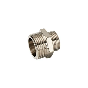 Ниппель STOUT НН переходной никелированный 1x3/4