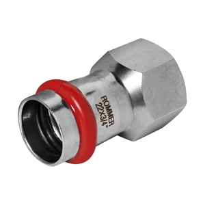 RSS-1022-002234 ROMMER Переходник ВПр-ВР, 22х3/4, из нержавеющей стали прессовой RSS-1022-002234 ROMMER Переходник ВПр-ВР, 22х3/4, из нержавеющей стали прессовой