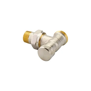 Клапан запорный Danfoss RLV 15 угловой с возможностью дренажа, наружная резьба