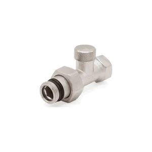 Прямой запорный клапан DR 1/2”х1/2” с уплотнительным кольцом, никель