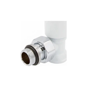 Угловой запорный клапан DR , 1/2”х1/2”, Белый, 0253.15BLM0AP
