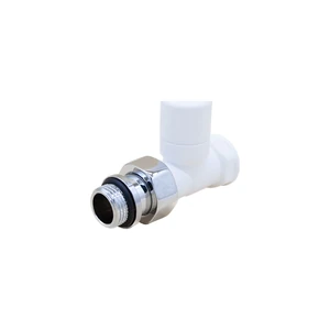 Прямой запорный клапан DR , 1/2”х1/2”, Белый , 0257.15BLM0AP