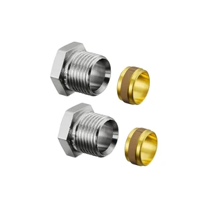 1016853 Комплект концовок Oventrop G ½ НР х 15 mm, 2 шт., для обходного участка