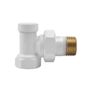 Запорный клапан Primoclima Armature угловой 1/2, белый
