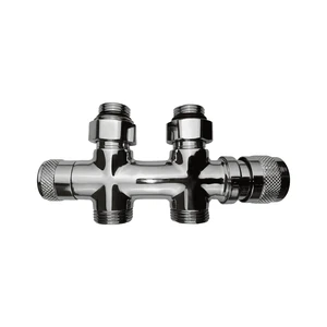 Узел нижнего подключения Primoclima Armature термостатический Lunar прямой 1/2х3/4Е ,Хром