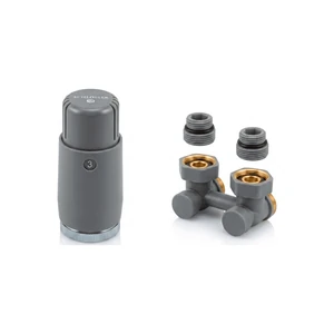 Комплект узла нижнего подключения Schlosser STANDARD Угловой G 3/4*3/4 с термоголовкой MINI