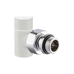 Клапан запорный SR Rubinetterie угловой серия Tondera Light, 1/2, цвет белый