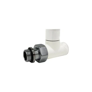 Клапан запорный SR Rubinetterie прямой серия Tondera Light 1/2, цвет белый
