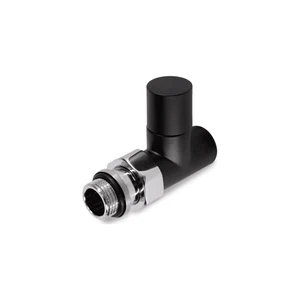 Вентиль SR Rubinetterie прямой серия Tondera Light, ручной 1/2, цвет черный матовый