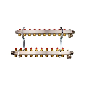 Комплект коллекторов Danfoss SSM-10 для 10 контуров