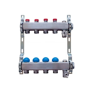 USYSTEMS коллектор FT с клапанами стальной, выходы 4x3/4 Евроконус '1Ф